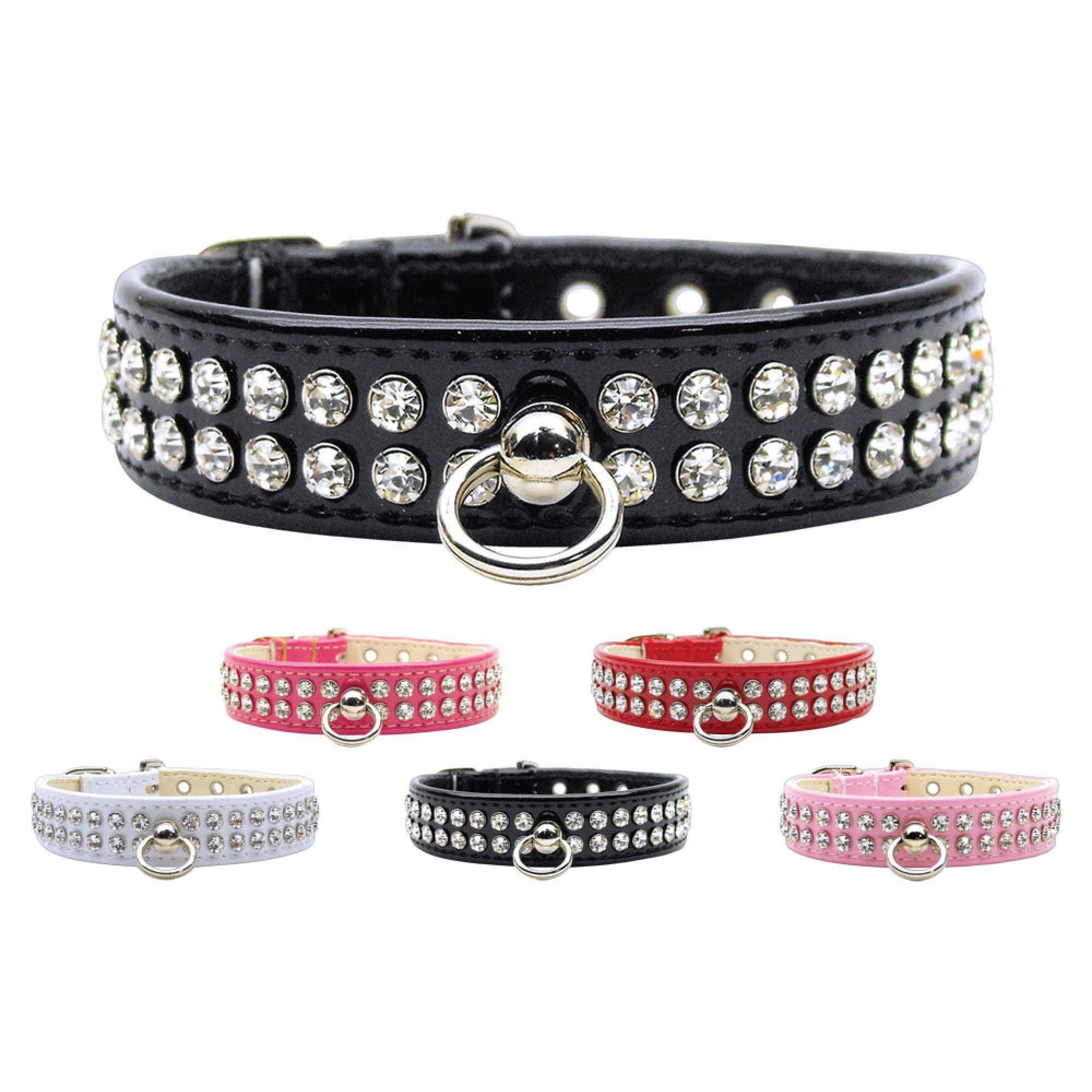 Dog, Puppy & Pet Collar, "Patent Jewel #72"-0