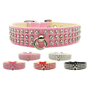 Dog, Puppy & Pet Collar, "Patent Jewel #73"-0