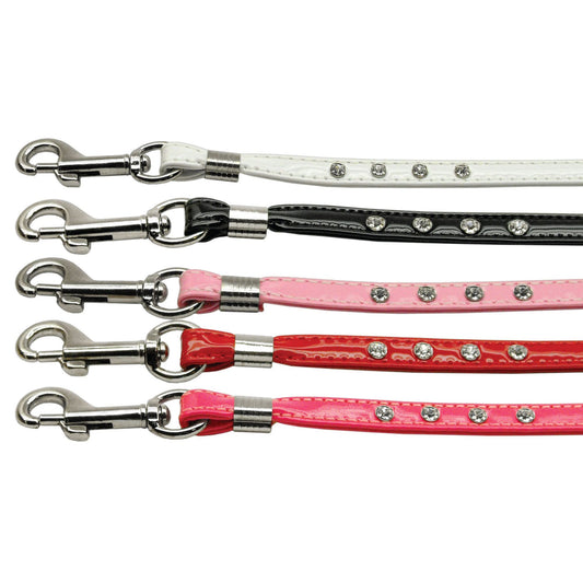 Dog, Puppy & Pet Leash, "Patent Jewel 3/8 Inch Wide"-0