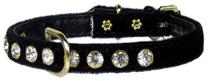 Dog, Puppy & Pet Collar, "#16 Crystal Velvet"-2