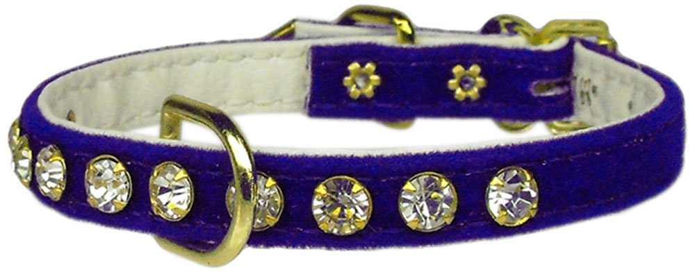 Dog, Puppy & Pet Collar, "#16 Crystal Velvet"-5