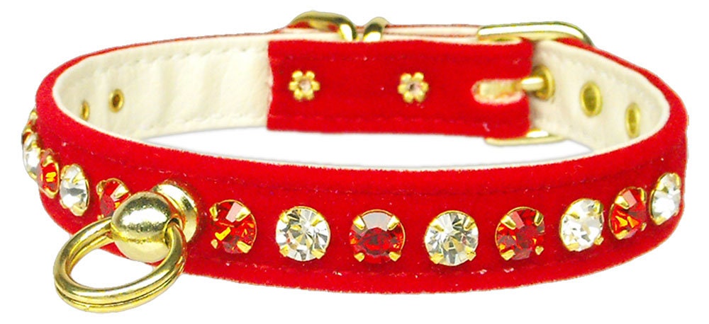 Dog, Puppy and Pet Collar, "Velvet Deluxe"-6