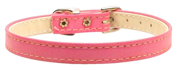 Dog, Puppy & Pet Plain Collar, "3/8" Wide"-5