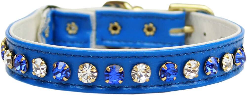 Cat Safety Collar, "One Row Rhinestone Deluxe"-3