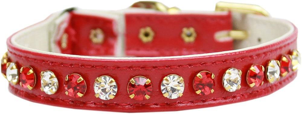 Cat Safety Collar, "One Row Rhinestone Deluxe"-7