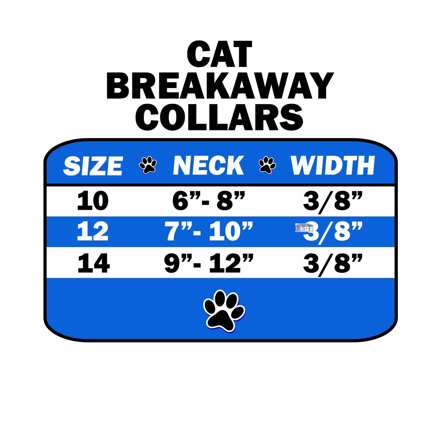 Cat Breakaway Plain Collar, Blank-1