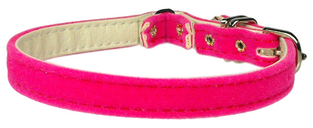 Premium Plain Cat Safety Collar, "Velvet, Blank"-4