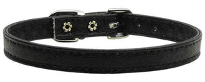 Dog, Puppy & Pet Plain Collar, "3/8" Wide"-2