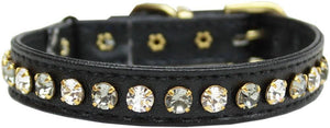 Cat Safety Collar, "One Row Rhinestone Deluxe"-2