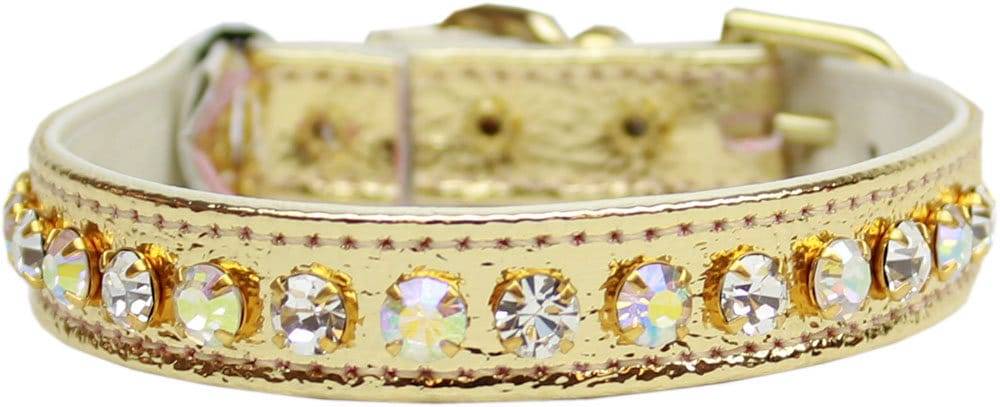 Cat Safety Collar, "One Row Rhinestone Deluxe"-4