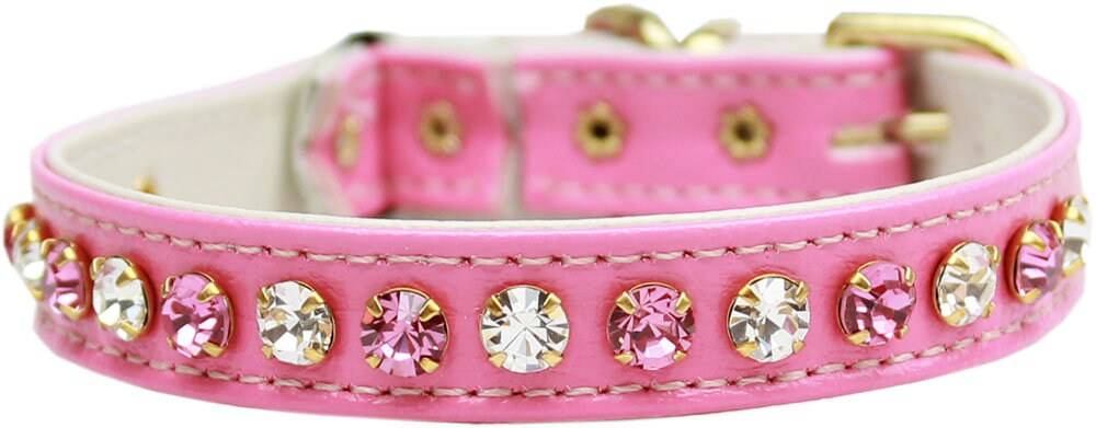 Cat Safety Collar, "One Row Rhinestone Deluxe"-5