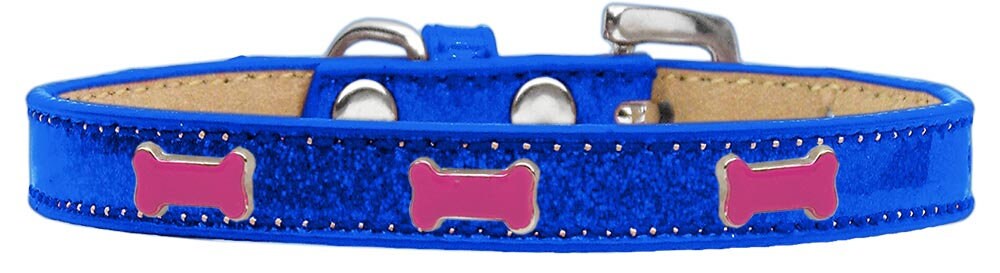 Dog, Puppy & Pet Widget Ice Cream Collar, "Pink Bone"-3