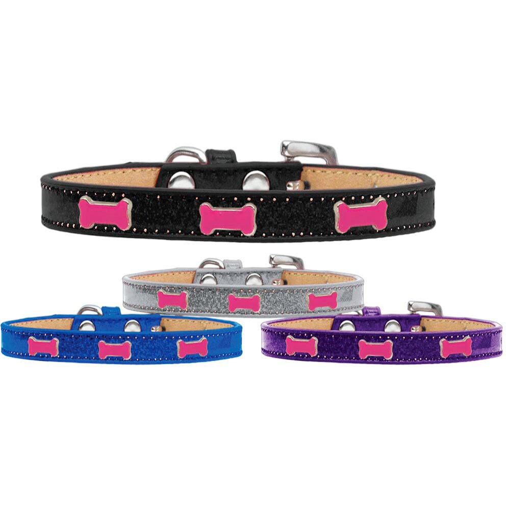 Dog, Puppy & Pet Widget Ice Cream Collar, "Pink Bone"-0