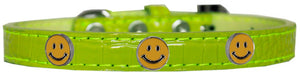 Dog, Puppy & Pet Designer Croc Widget Collar, "Happy Face"-2