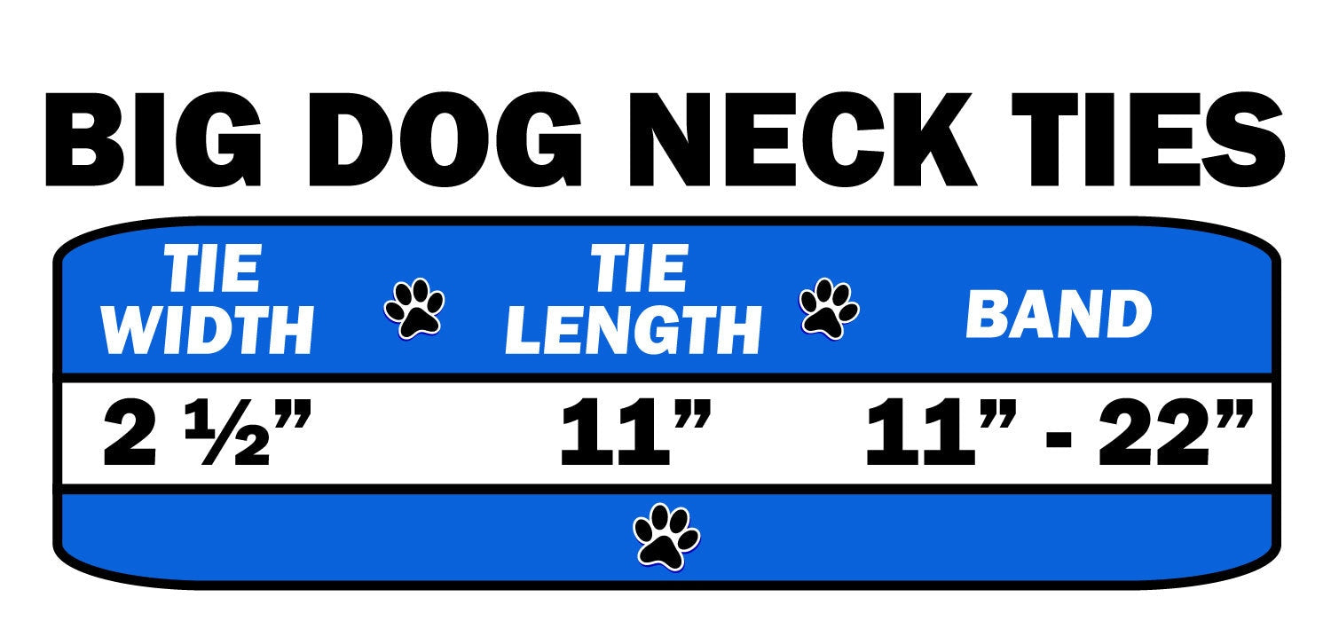 Big Dog Neck Ties, "Blue & Khaki"-1