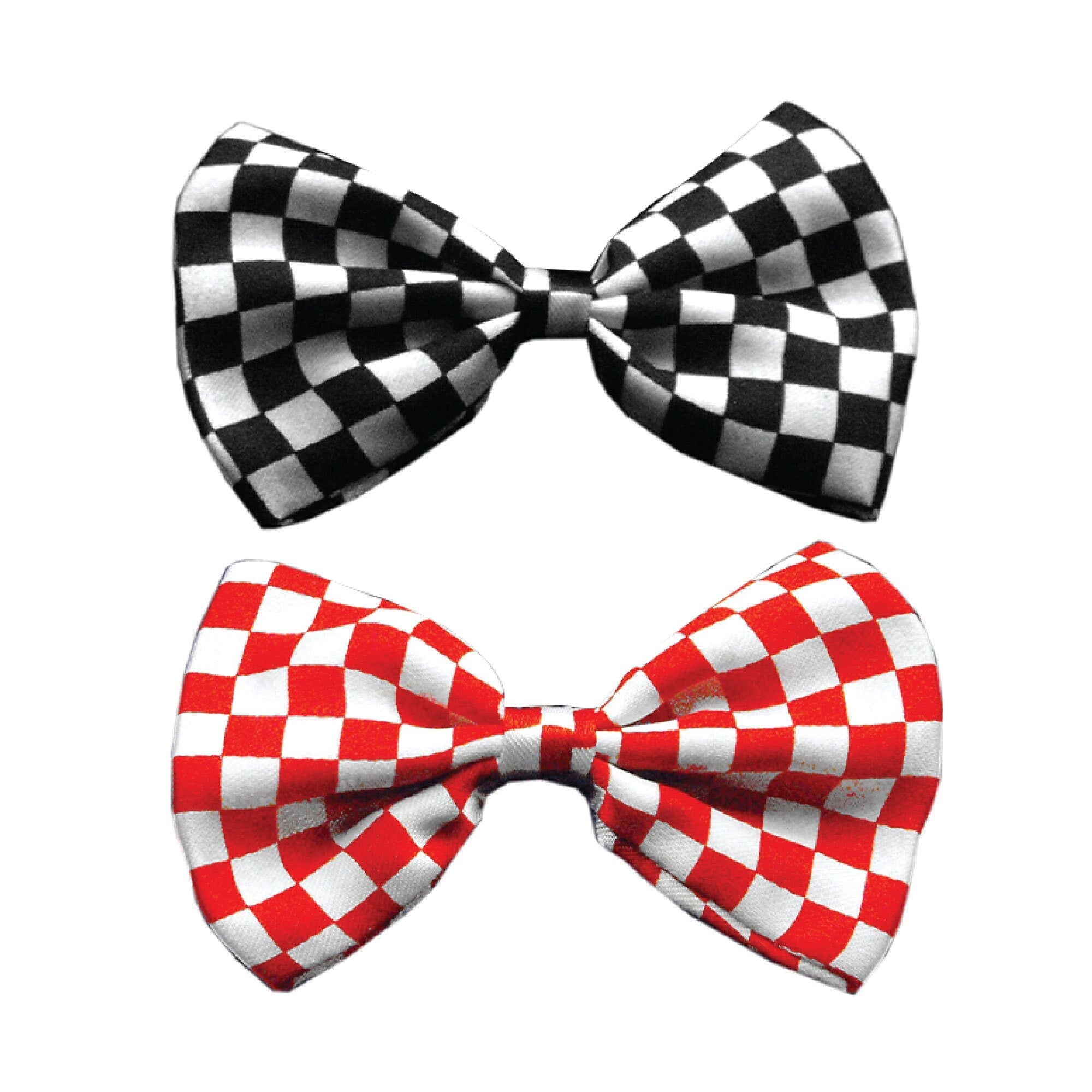 Pet, Dog and Cat Bow Ties, "Checkered" *Choose from Red or Black Checkered!*-0