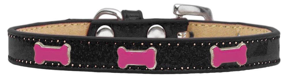 Dog, Puppy & Pet Widget Ice Cream Collar, "Pink Bone"-2