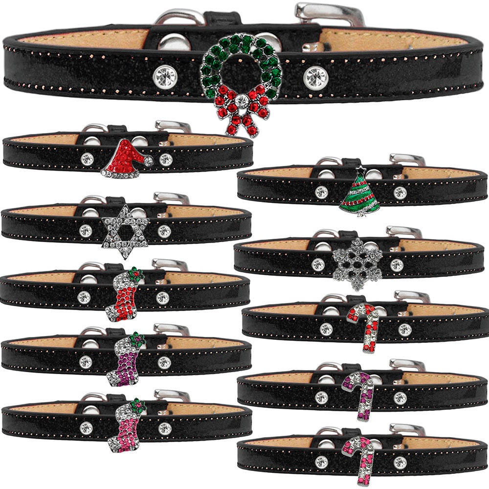 Christmas Dog, Puppy & Pet Charm Ice Cream Collar, "Holiday Charms" (Available in 11 different charm options!)-0