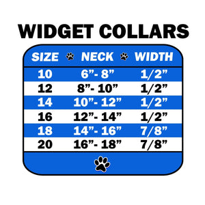 Dog, Puppy & Pet Designer Croc Widget Collar, "Arrows"-1