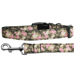 Pet Dog & Cat Nylon Collar or Leash, "Camo Butterflies"-0