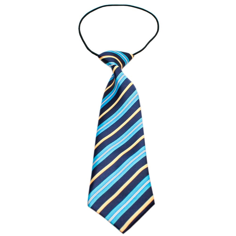 Big Dog Neck Ties, "Blue & Khaki"-0