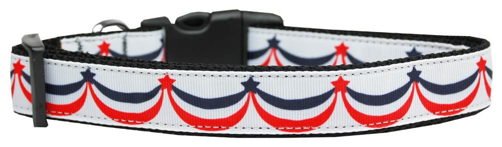 Pet Dog & Cat Nylon Collar or Leash, "American Swag"-3