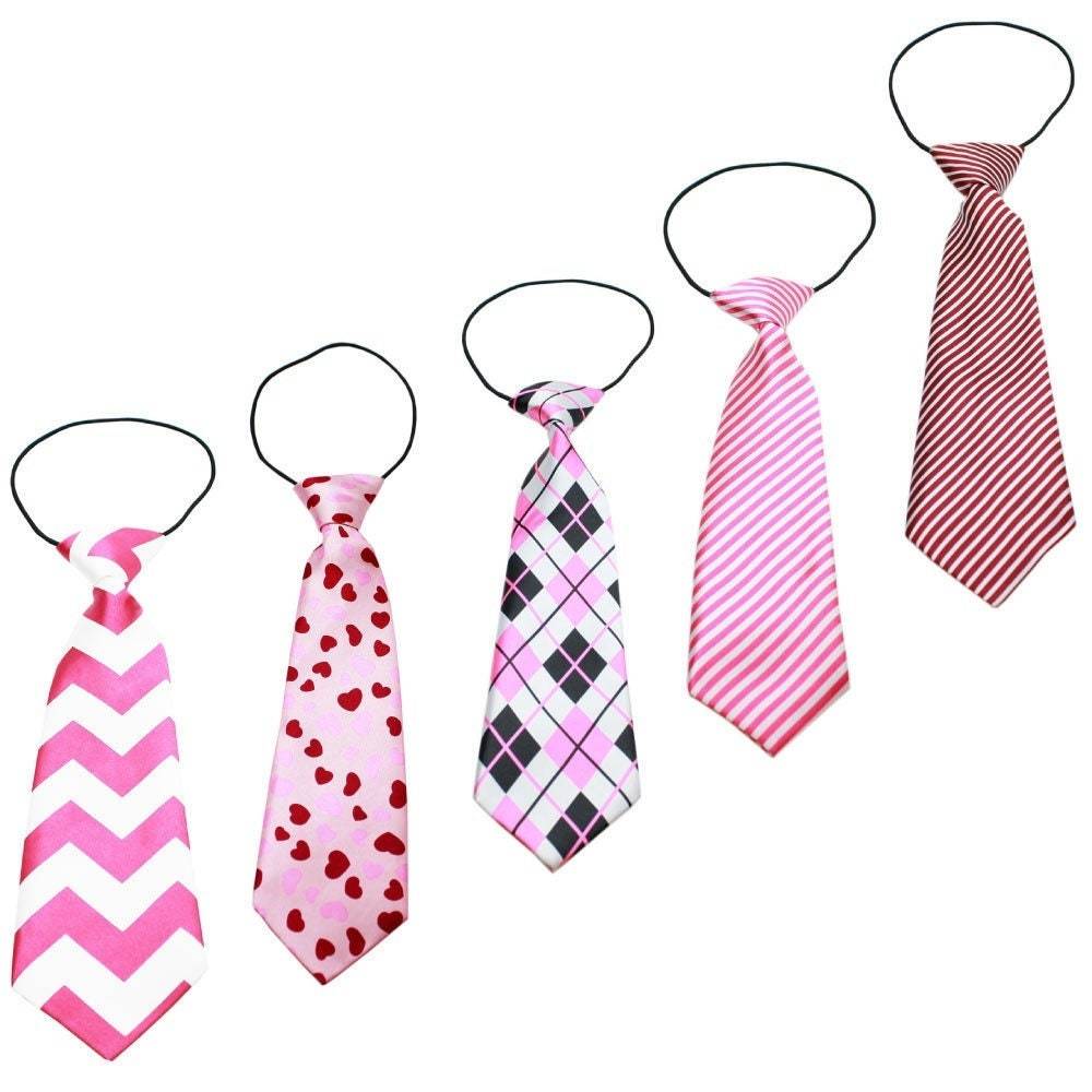 Valentine's Day Big Dog Neck Ties, "Sweetheart Group" (Choose from 5 options!)-0