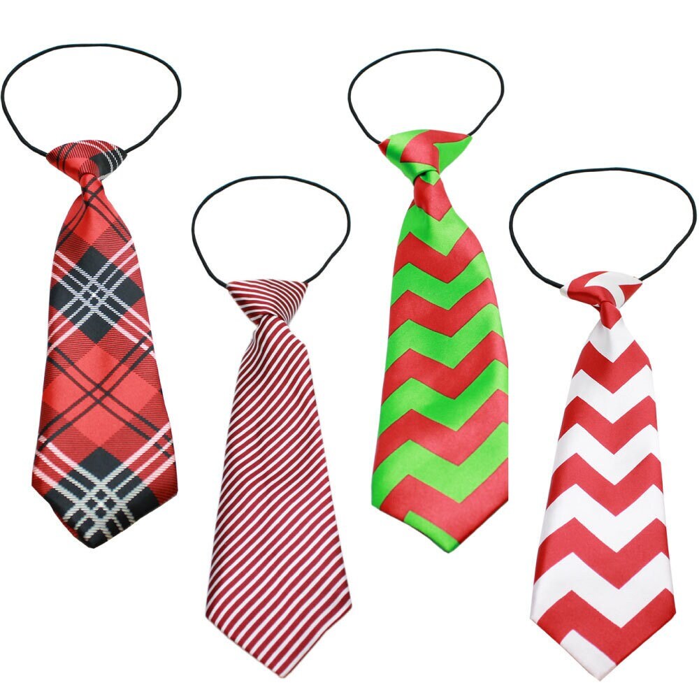 Christmas Big Dog Neck Ties, "Christmas Group" (Choose from 4 print options!)-0