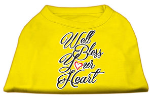 Pet Dog & Cat Shirt Screen Printed, "Well Bless Your Heart"-16