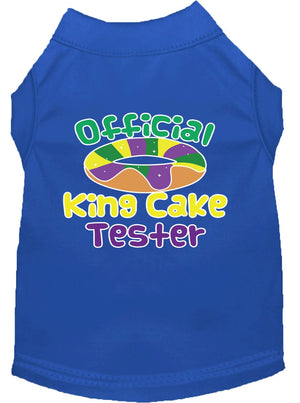 Pet Dog & Cat Shirt Screen Printed, "King Cake Tester"-8