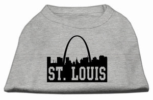 Pet Dog & Cat Shirt Screen Printed, "St. Louis Skyline"-9