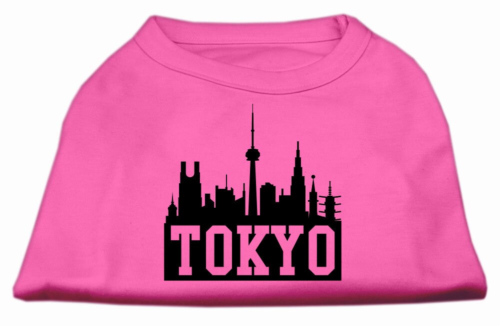 Pet Dog & Cat Shirt Screen Printed, "Tokyo Skyline"-7