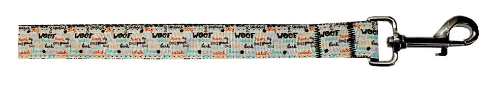 Pet Dog & Cat Nylon Collar or Leash, "Woofs A Lot"-3