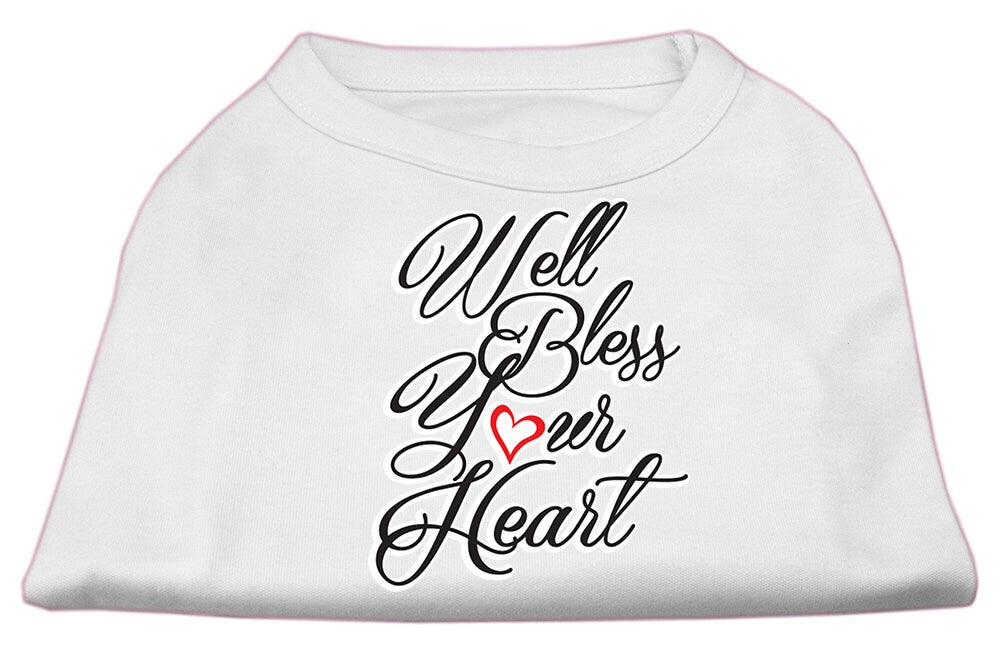 Pet Dog & Cat Shirt Screen Printed, "Well Bless Your Heart"-4