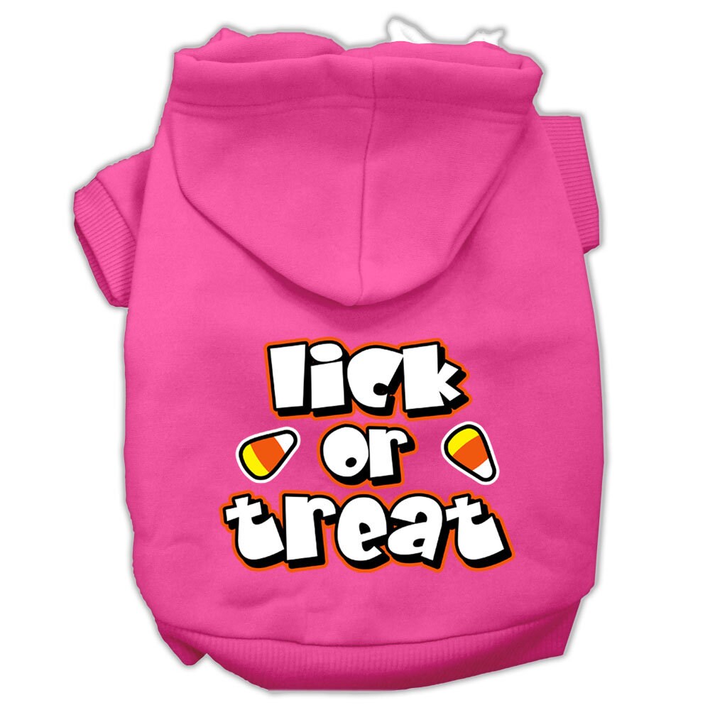 Halloween Pet, Dog & Cat Hoodie Screen Printed, "Lick or Treat"-6