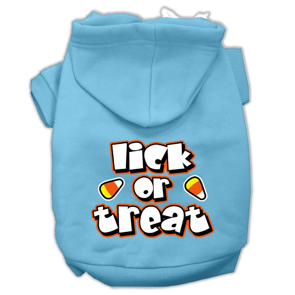 Halloween Pet, Dog & Cat Hoodie Screen Printed, "Lick or Treat"-5