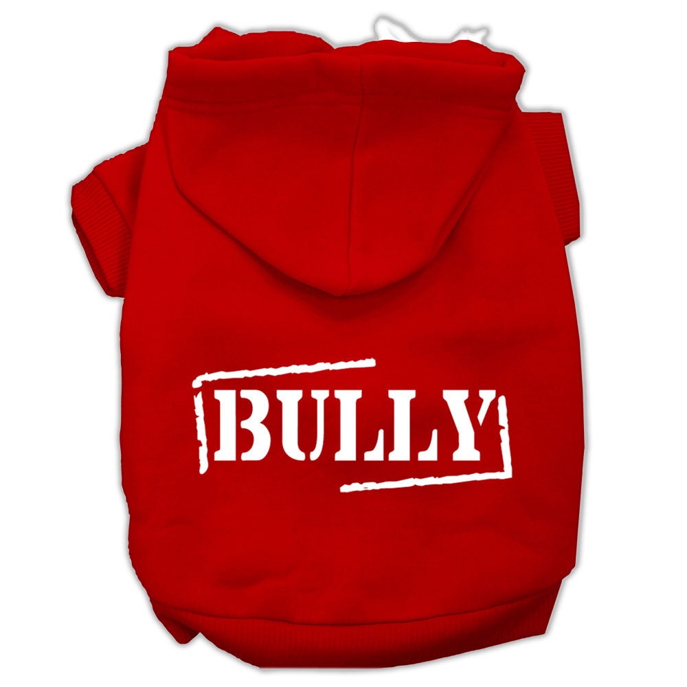 Pet, Dog & Cat Hoodie Screen Printed, "Bully"-10