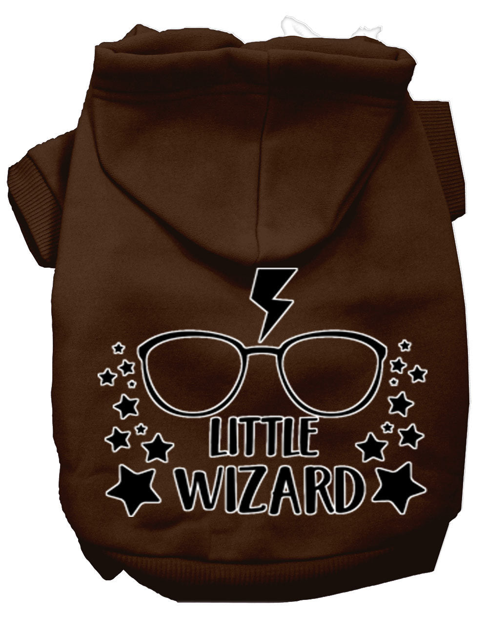 Pet Dog & Cat Hoodie Screen Printed, "Little Wizard"-8