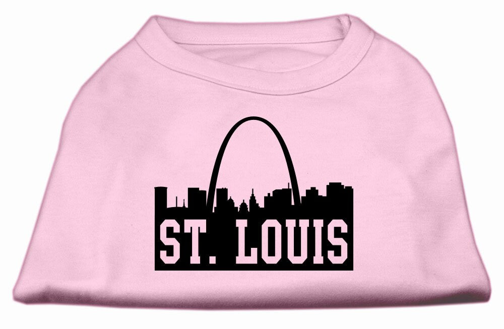 Pet Dog & Cat Shirt Screen Printed, "St. Louis Skyline"-6