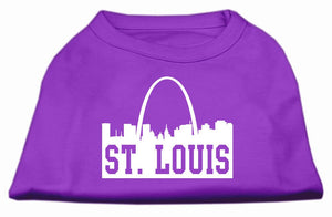 Pet Dog & Cat Shirt Screen Printed, "St. Louis Skyline"-7