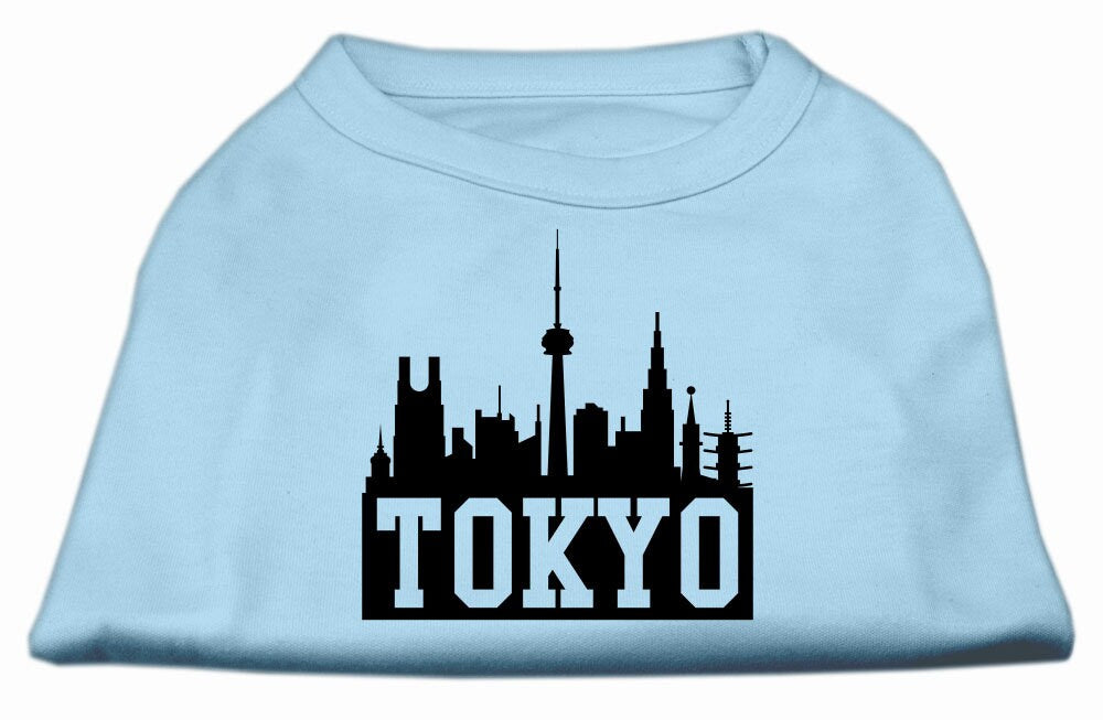 Pet Dog & Cat Shirt Screen Printed, "Tokyo Skyline"-5