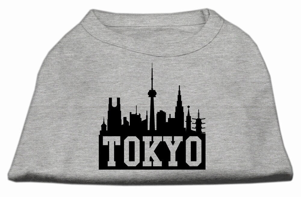 Pet Dog & Cat Shirt Screen Printed, "Tokyo Skyline"-10