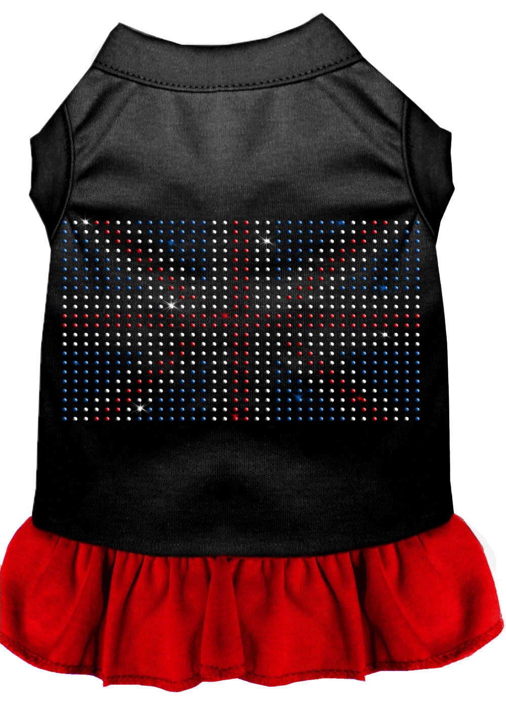 Pet Dog & Cat Dress Rhinestone, "British Flag"-11