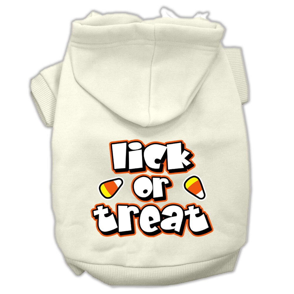 Halloween Pet, Dog & Cat Hoodie Screen Printed, "Lick or Treat"-9