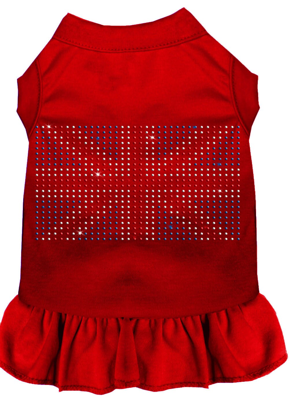 Pet Dog & Cat Dress Rhinestone, "British Flag"-9