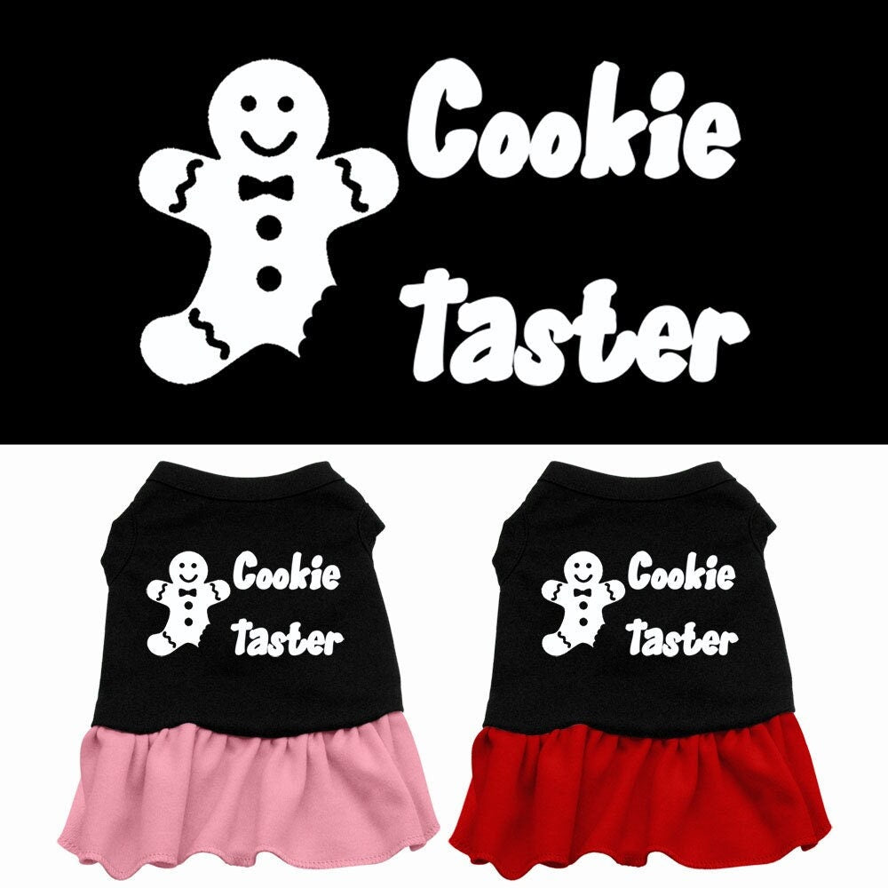 Christmas Pet Dog & Cat Dress Screen Printed, "Cookie Taster"-0