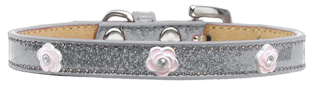 Dog, Puppy & Pet Widget Ice Cream Collar, "Light Pink Rose"-7