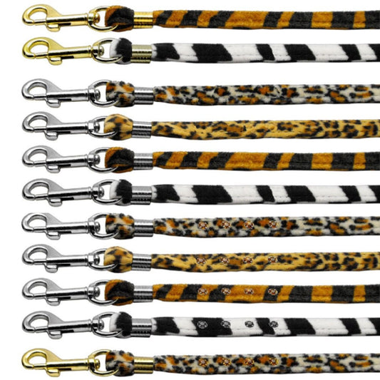 Dog, Puppy & Pet Plain Leash, "Animal Print" (Available in Plain or Jeweled)-0