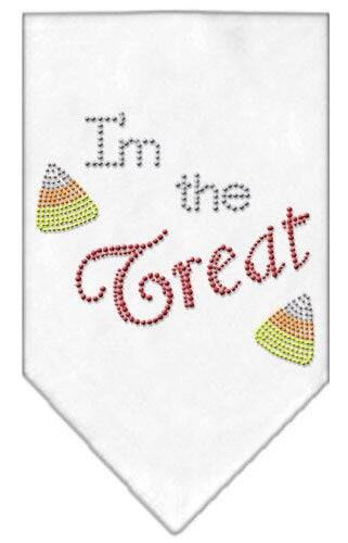 Halloween Pet and Dog Bandana Rhinestone, "I'm The Treat"-1