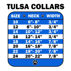 Dog, Puppy & Pet Ice Cream Collar Plain, Blank "Tulsa" (3/4" Wide)-1